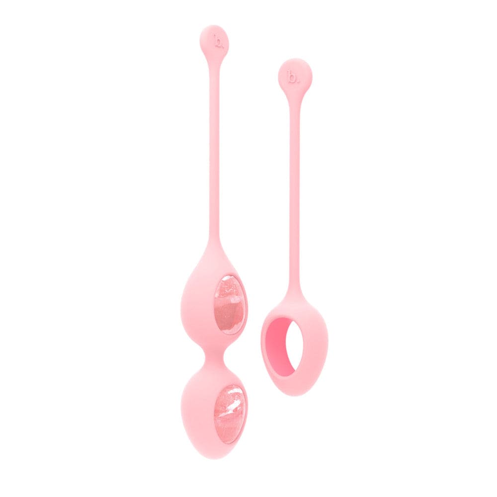 biird™ Yonii™ 2-Piece Rose Quartz Eggs Set Pink - Rolik®