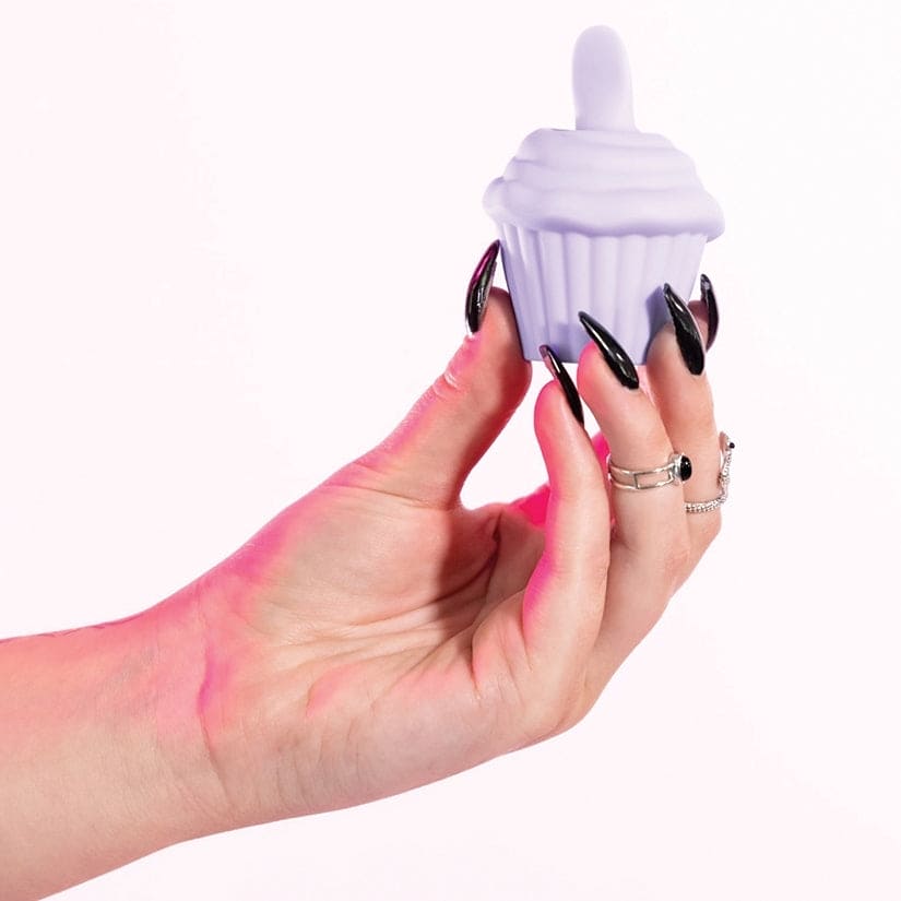 Natalie's Toy Box Cake Eater Cupcake Clitoral Flicker Stimulator Purple - Rolik®