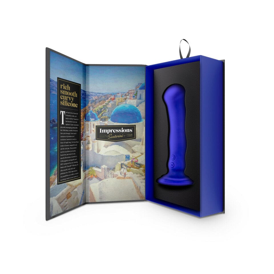Blush Novelties® Impressions® Santorini Rechargeable Vibrating Dildo - Rolik®