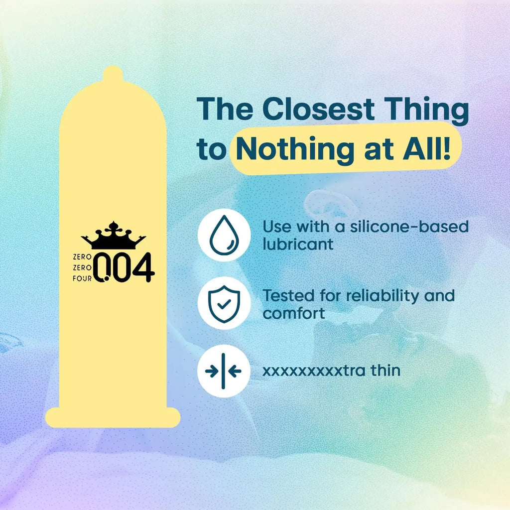 24-Pack 004 ZERO FOUR Thin Latex Condoms