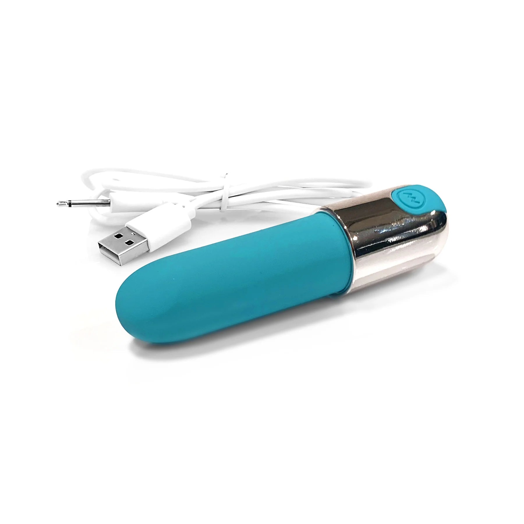 Nixie Smooch Rechargeable Lipstick Vibrator Blue - Rolik®