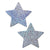 Pastease® Star Nipple Pasties Silver - Rolik®