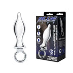 2.5" Stainless Steel Metal Tapered Butt Plug With Loop - Rolik®