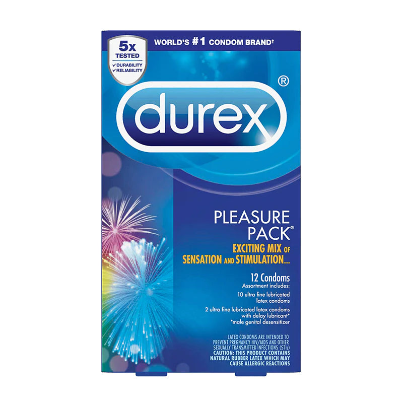 Durex® Pleasure Pack Condoms 12-Pack - Rolik®
