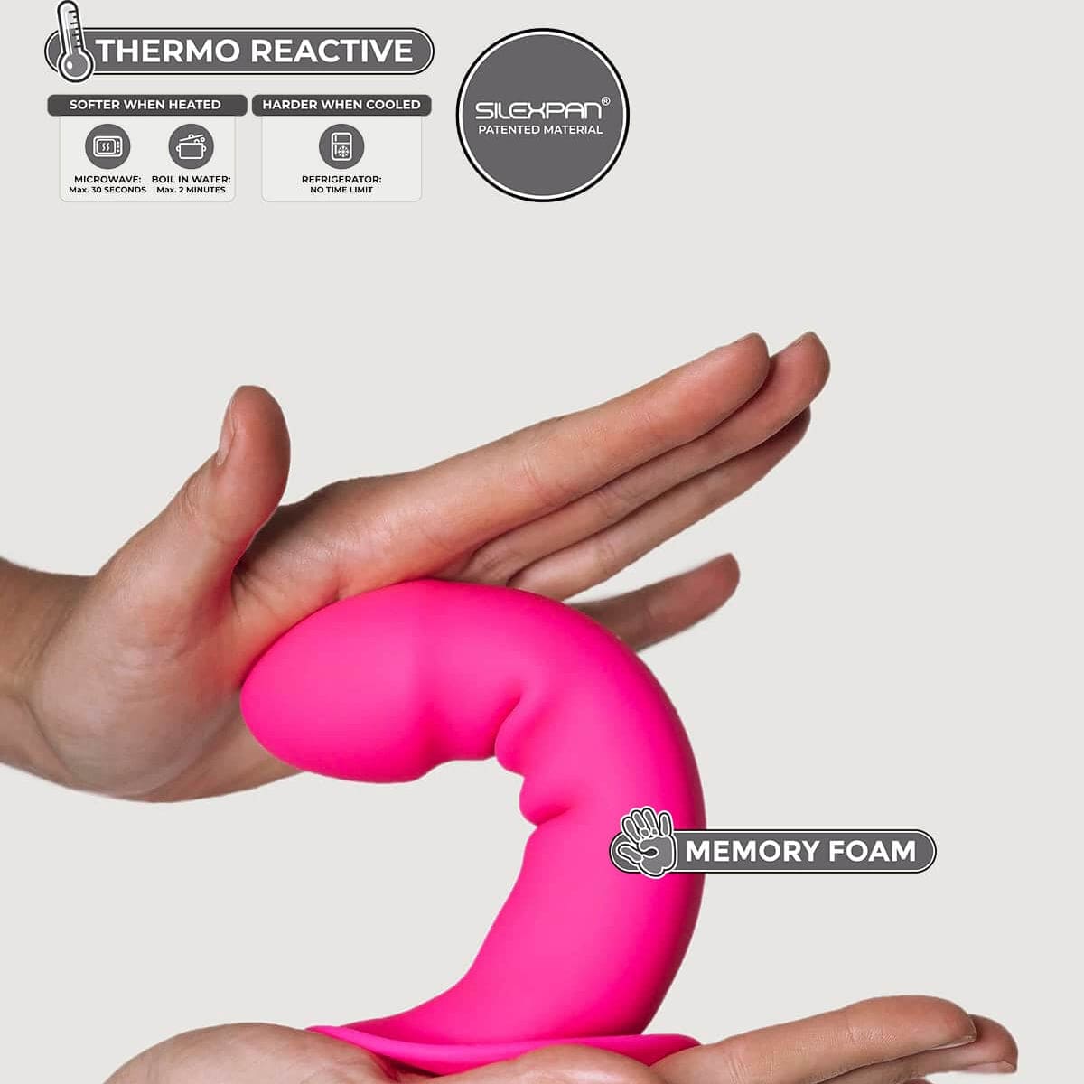 Adrien Lastic® Hitsens 2 Dual Density Silicone Dildo - Rolik®