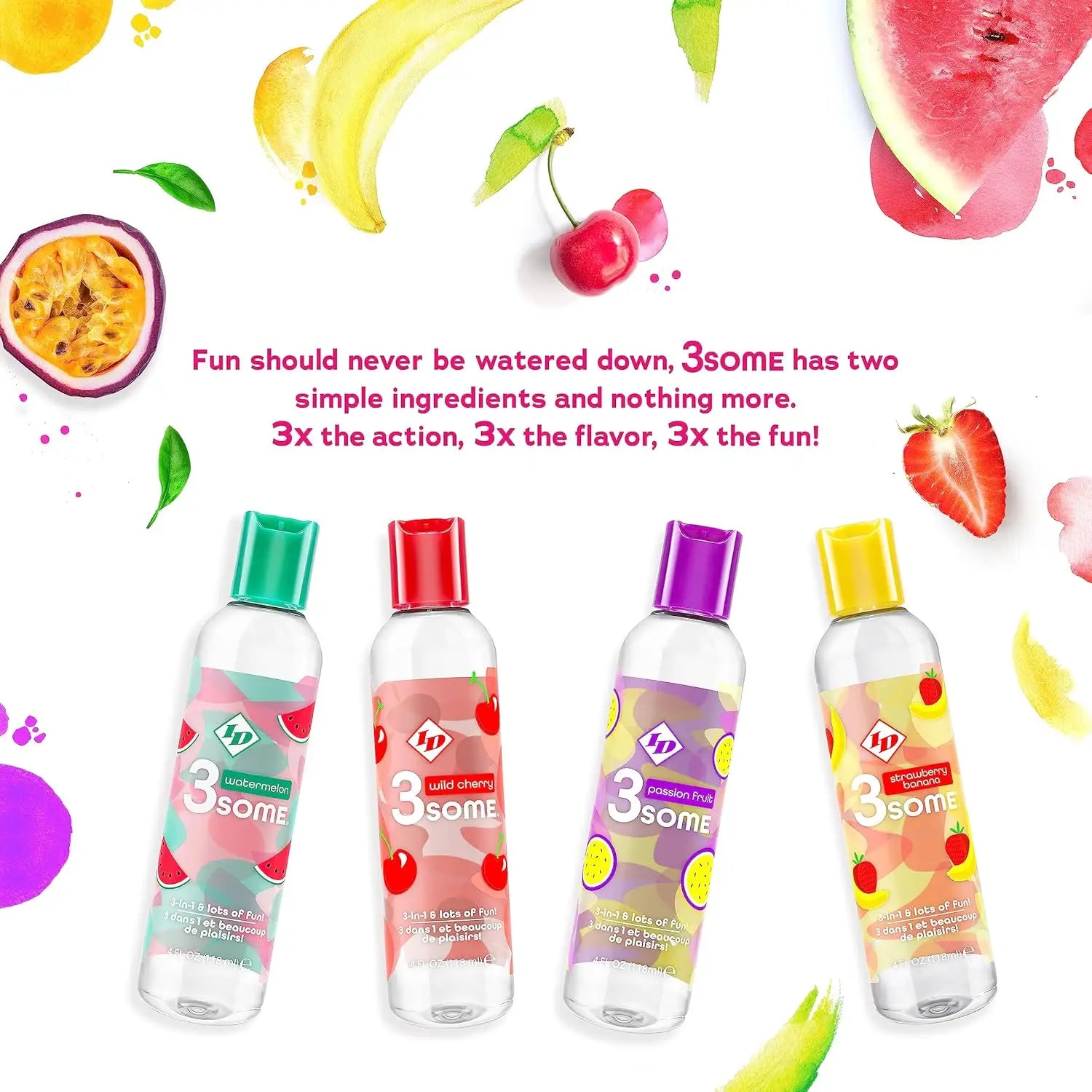 3Some Flavored Glycerin Based Lubricant