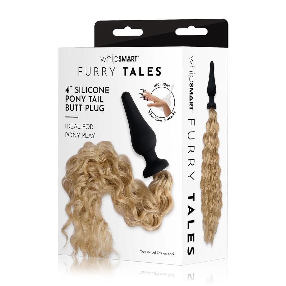 WhipSmart™ Furry Tales Silicone Plug With Blondie Pony Tail - Rolik®