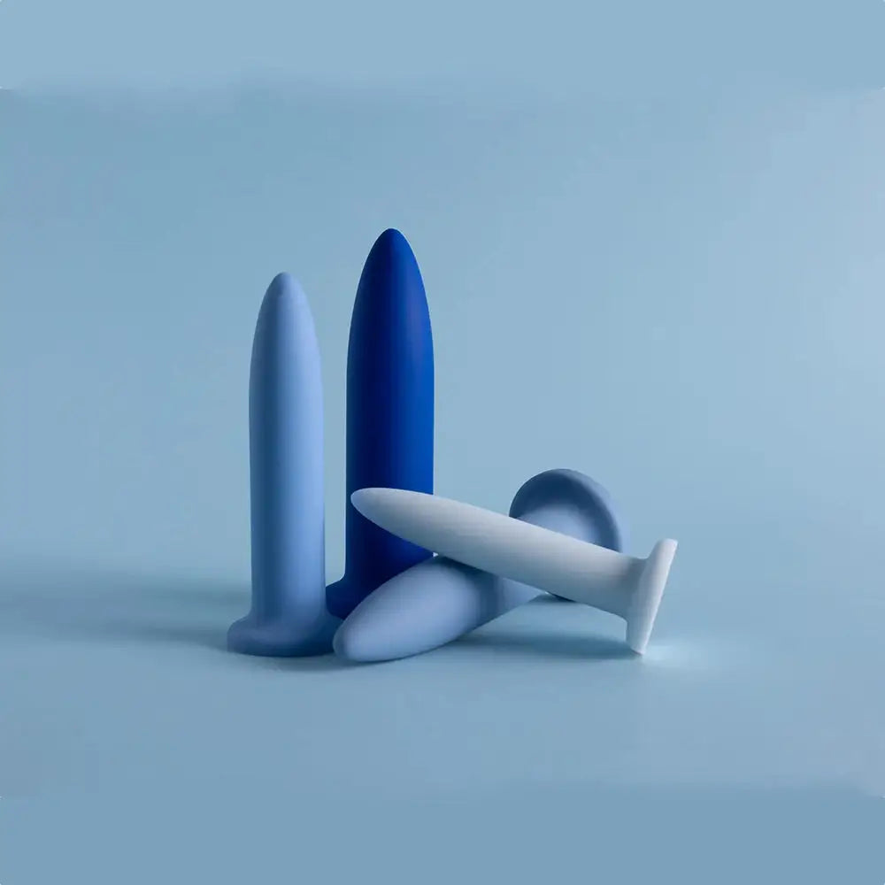 4-Piece Silicone Anal Dilator Set - Probe