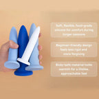4-Piece Silicone Anal Dilator Set - Probe