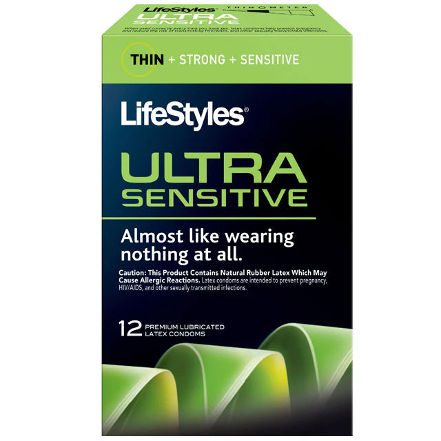 Lifestyles® Ultra Sensitive Lubricated Condoms - Rolik®