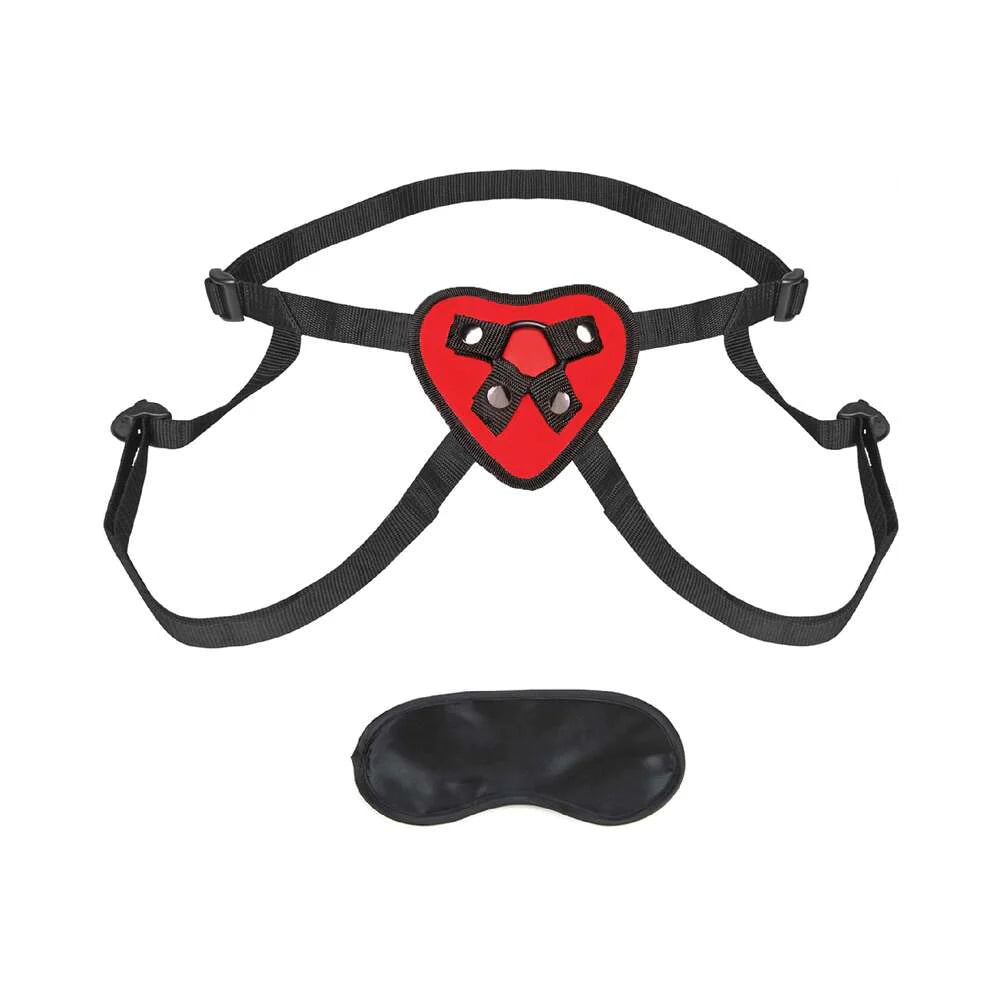 Lux Fetish® Red Heart Strap-On Harness - Rolik®