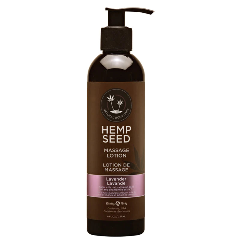 Earthly Body Hemp Seed Massage Lotion Lavender - Rolik®