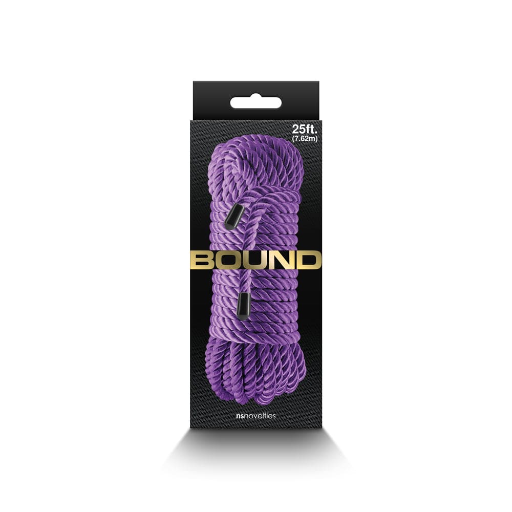NS Novelties Bound 25' Bondage Rope Purple - Rolik®