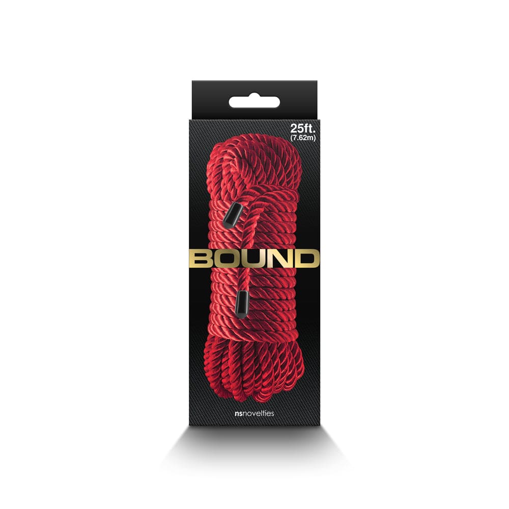 NS Novelties Bound 25' Bondage Rope Red - Rolik®