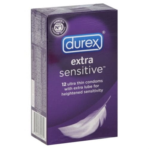 Durex® Extra Sensitive Lubricated Condoms 12-Pack - Rolik®