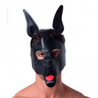 Black Pup Play Hood