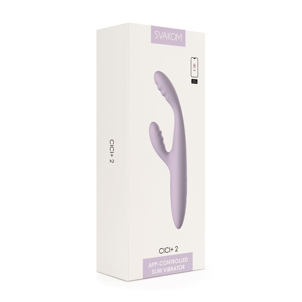 Svakom Cici+ 2 App-Enabled Warming Dual Stim Vibrator - Rolik®