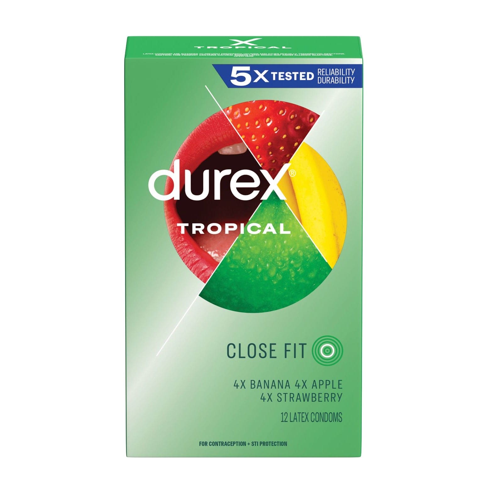 Durex® Tropical Flavors Condoms 12-Pack - Rolik®