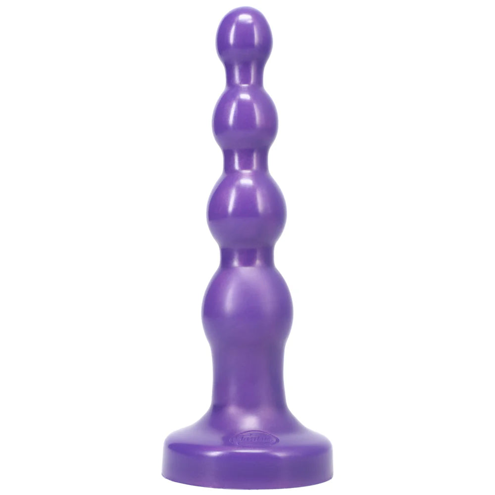 Tantus® Ripple Large Silicone Plug Purple - Rolik®
