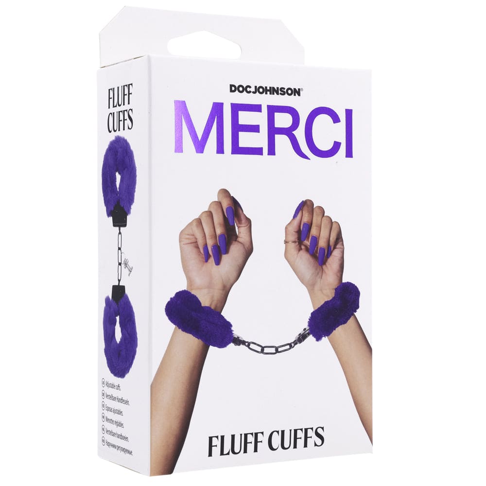 Doc Johnson® Merci Fluff Cuffs Purple - Rolik®