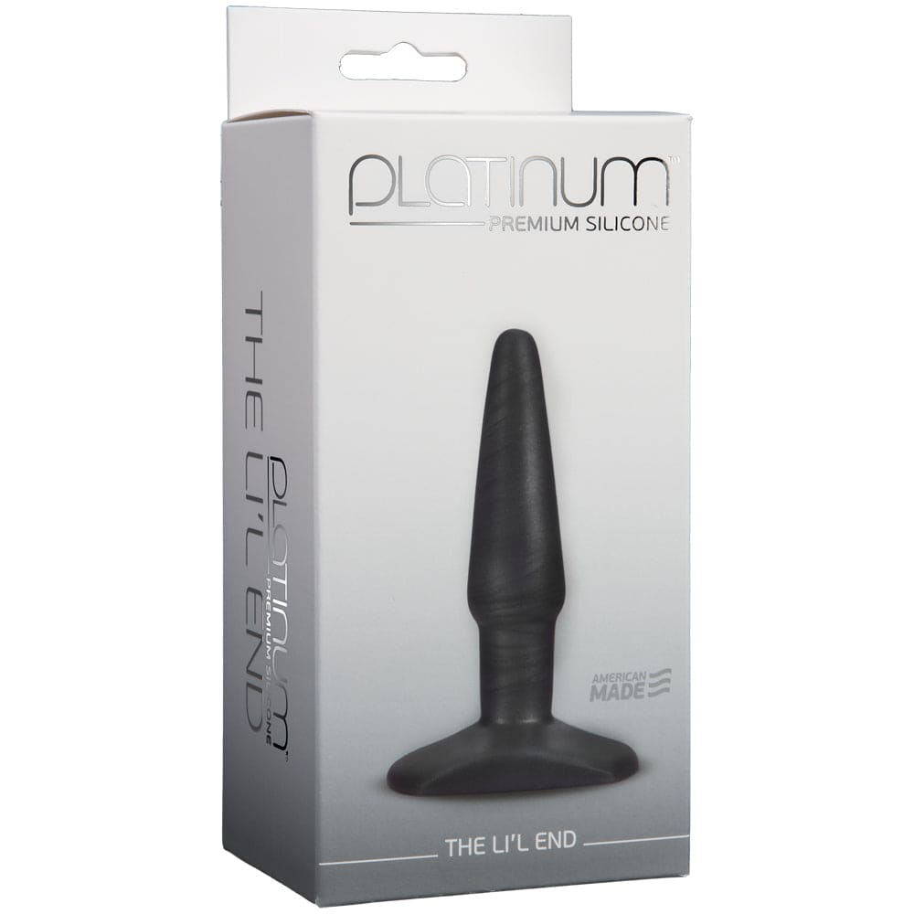 Doc Johnson® Platinum Premium Silicone The Li'l End Butt Plug Gray - Rolik® 