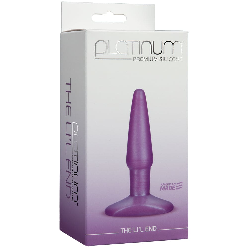 Doc Johnson® Platinum Premium Silicone The Li'l End Butt Plug Purple - Rolik®