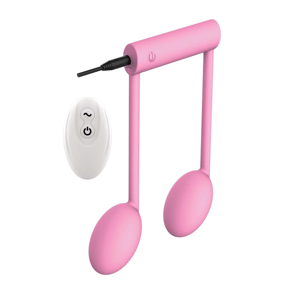 The Beat Remote Note Vibrator Pink - Rolik®