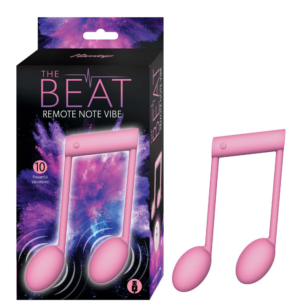 The Beat Remote Note Vibrator Pink - Rolik®