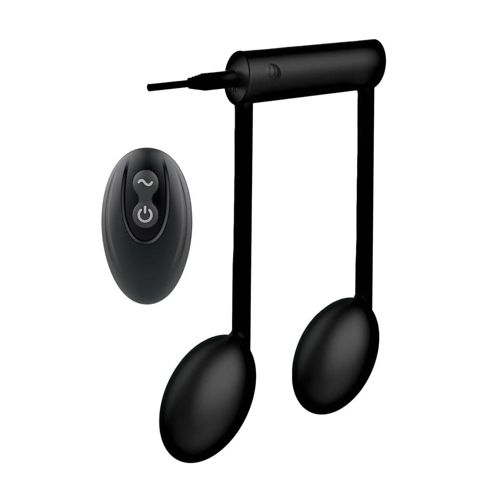 The Beat Remote Note Vibrator Black - Rolik®