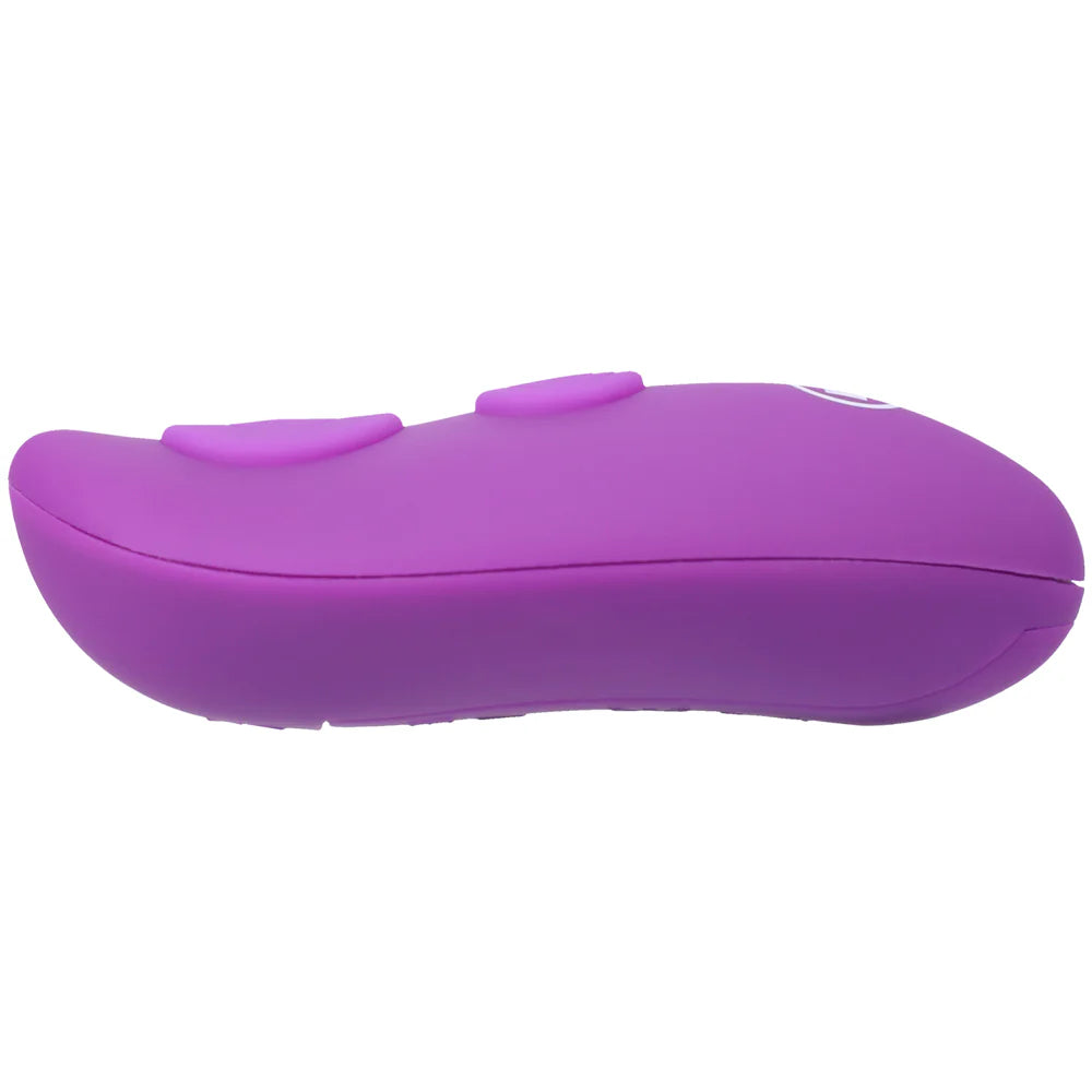 Doc Johnson® A-Play Beaded Vibe Rechargeable Silicone Anal Plug with Remote Purple - Rolik®