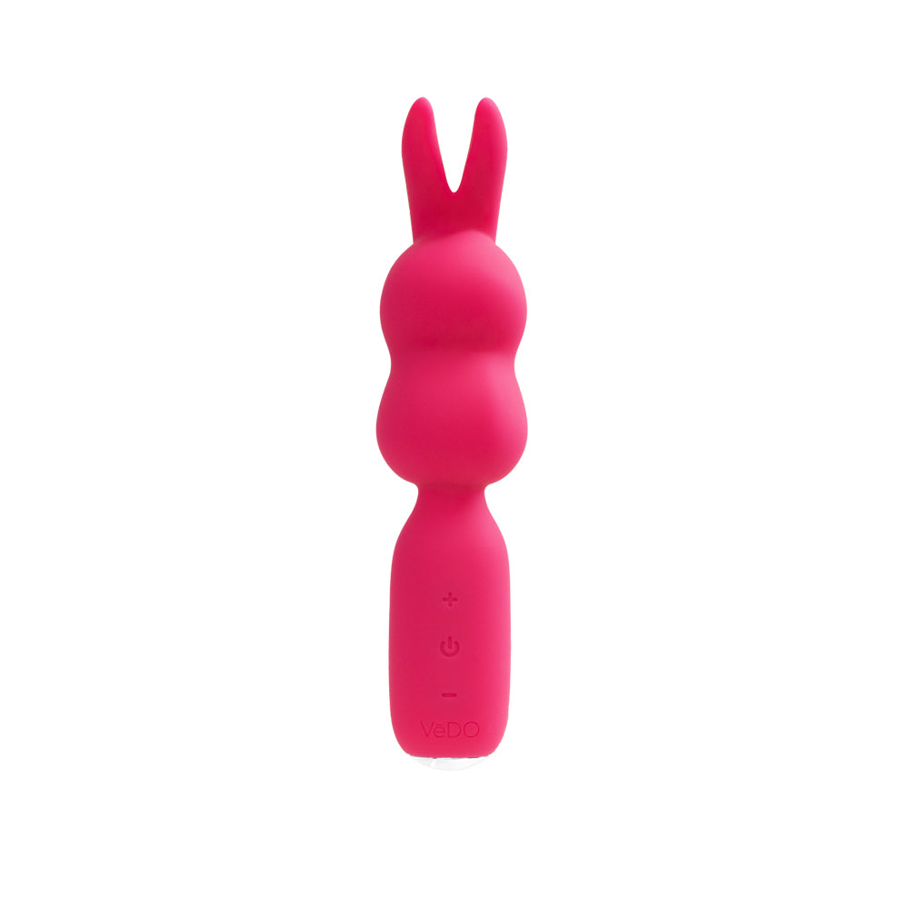 VeDO™ Hopper Bunny Mini Wand Vibrator Pink - Rolik®