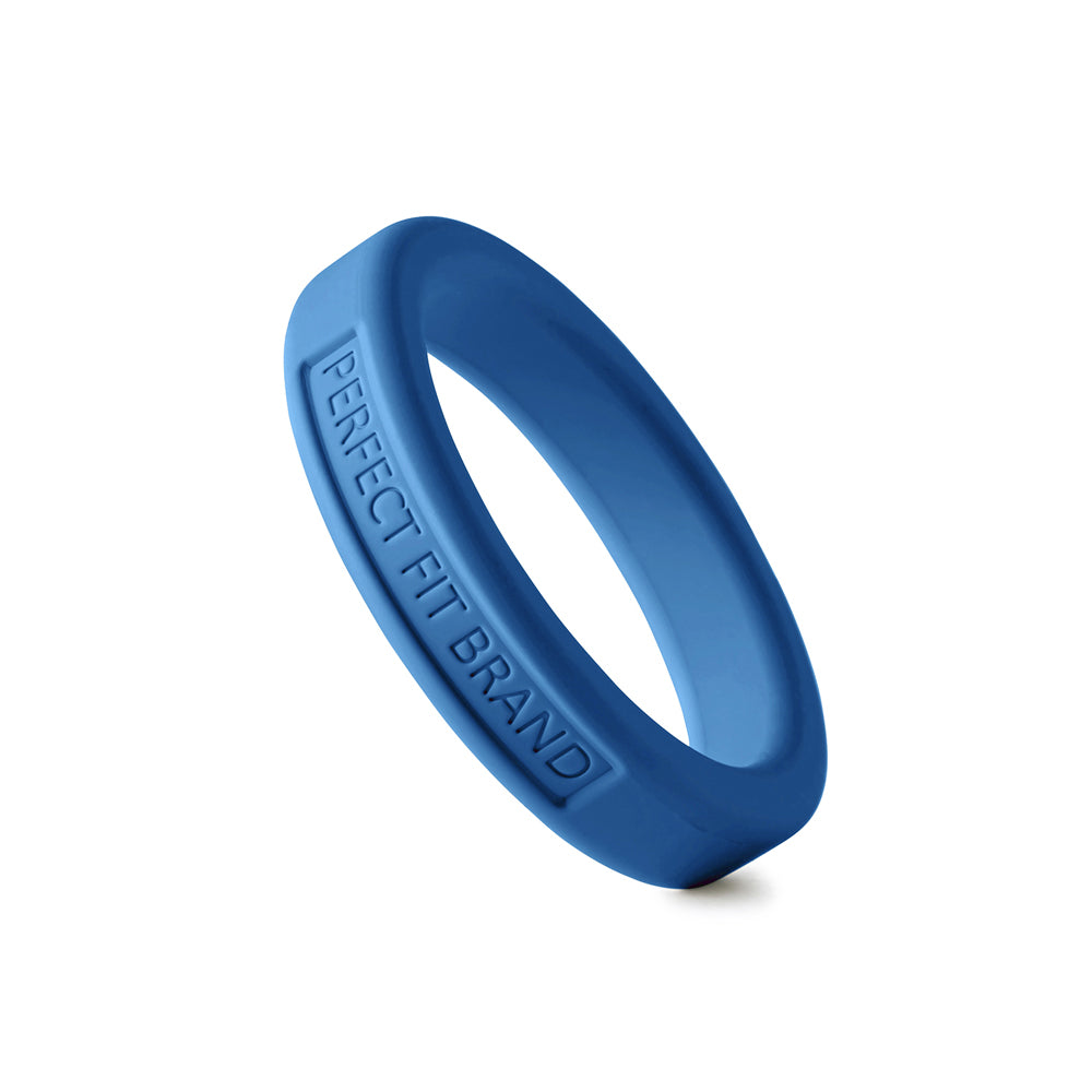 Perfect Fit Brand Classic 1.75&quot; Silicone Medium Stretch C-Ring Blue - Rolik®