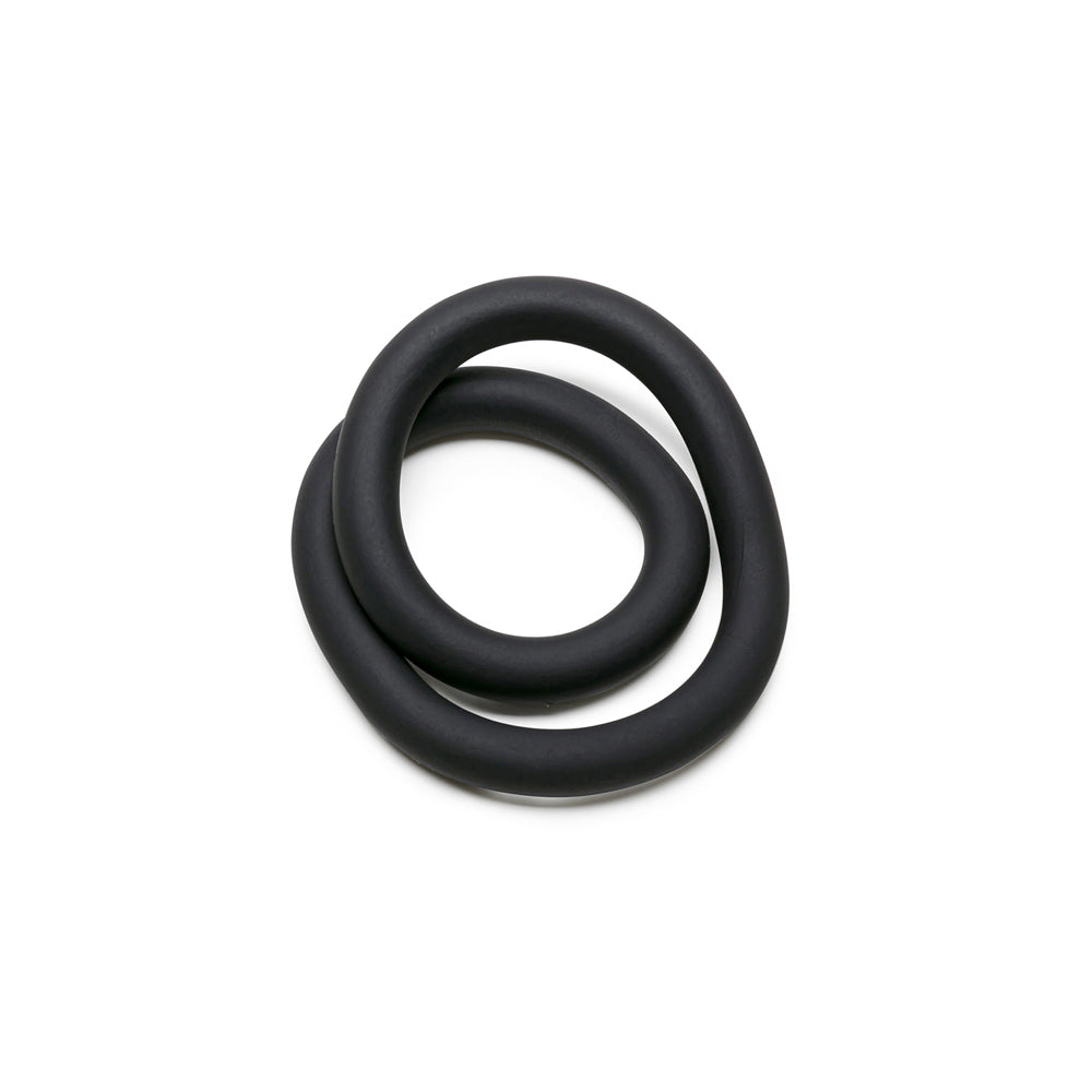 Perfect Fit Brand 12" Silicone Hefty Wrap Ring Black - Rolik®