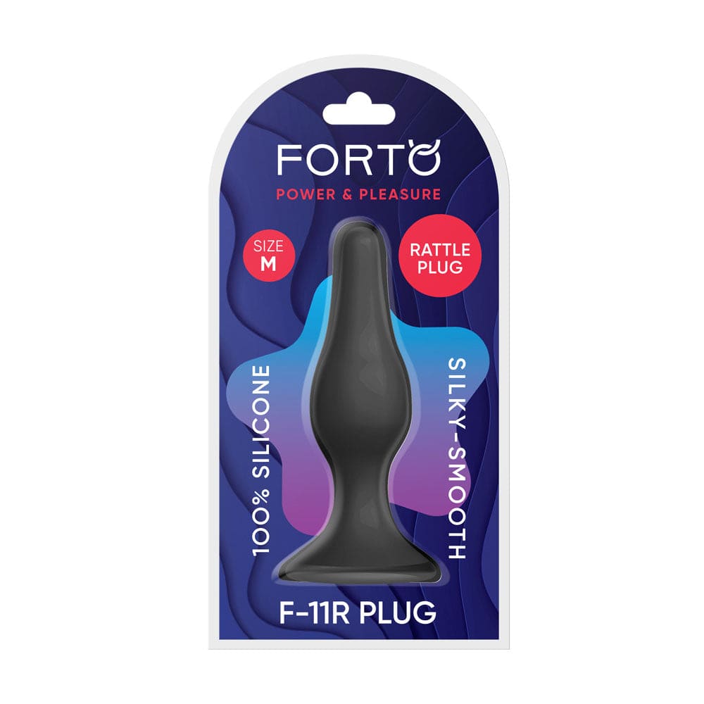 FemmeFunn Forto F-11R Rattle Plug Medium Black - Rolik®