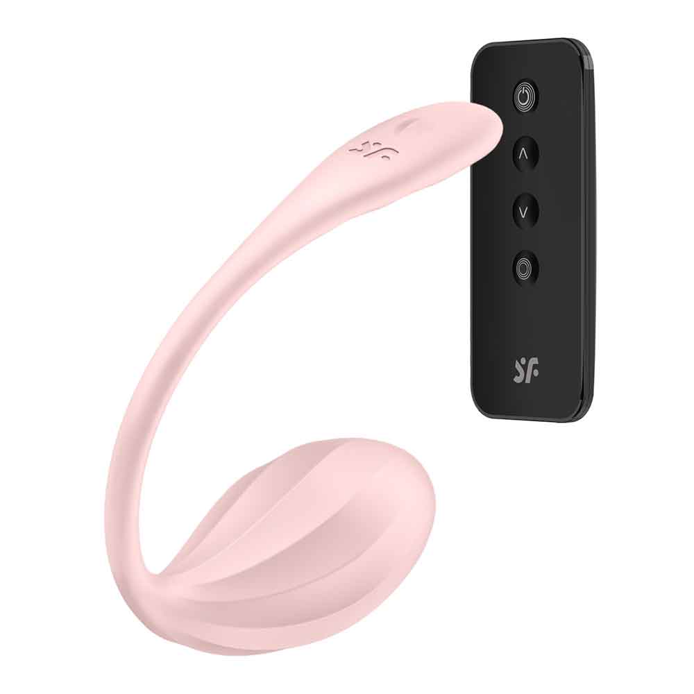 Satisfyer Ribbed Petal Smart Remote Wearable Vibrator Pink - Rolik®