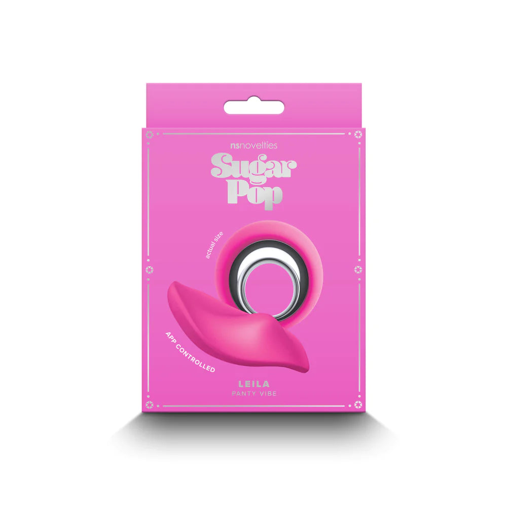 NS Novelties Sugar Pop App-Enable Remote Leila Panty Vibrator Pink - Rolik®