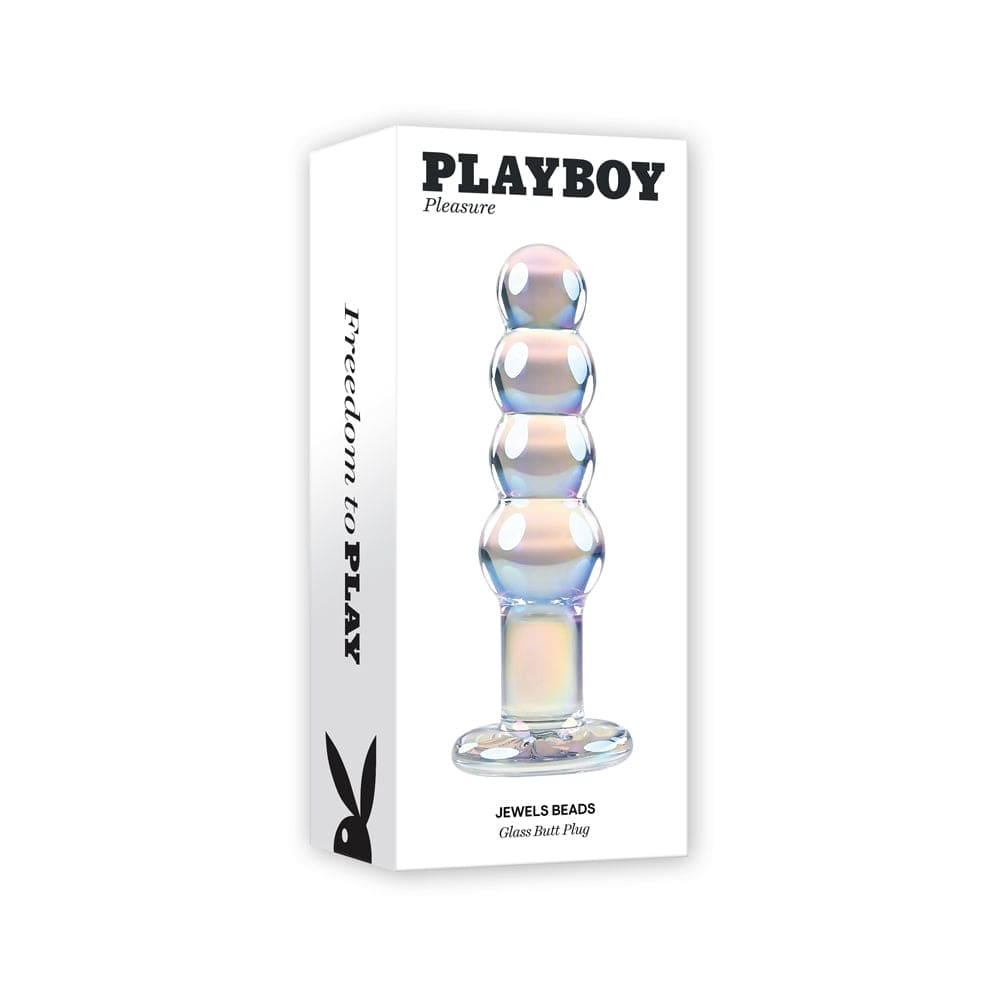 Playboy Pleasure Jewel Beads Glass Butt Plug - Rolik®