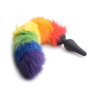 XR Brands Rainbow Tail Anal Plug - Rolik®