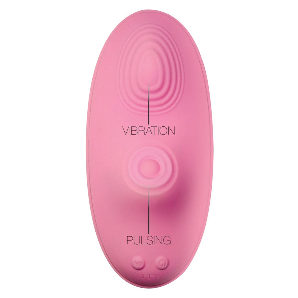 XR Brands® inmi® The Pulse Slider Pulsing & Vibrating Silicone Pad with Remote - Rolik®
