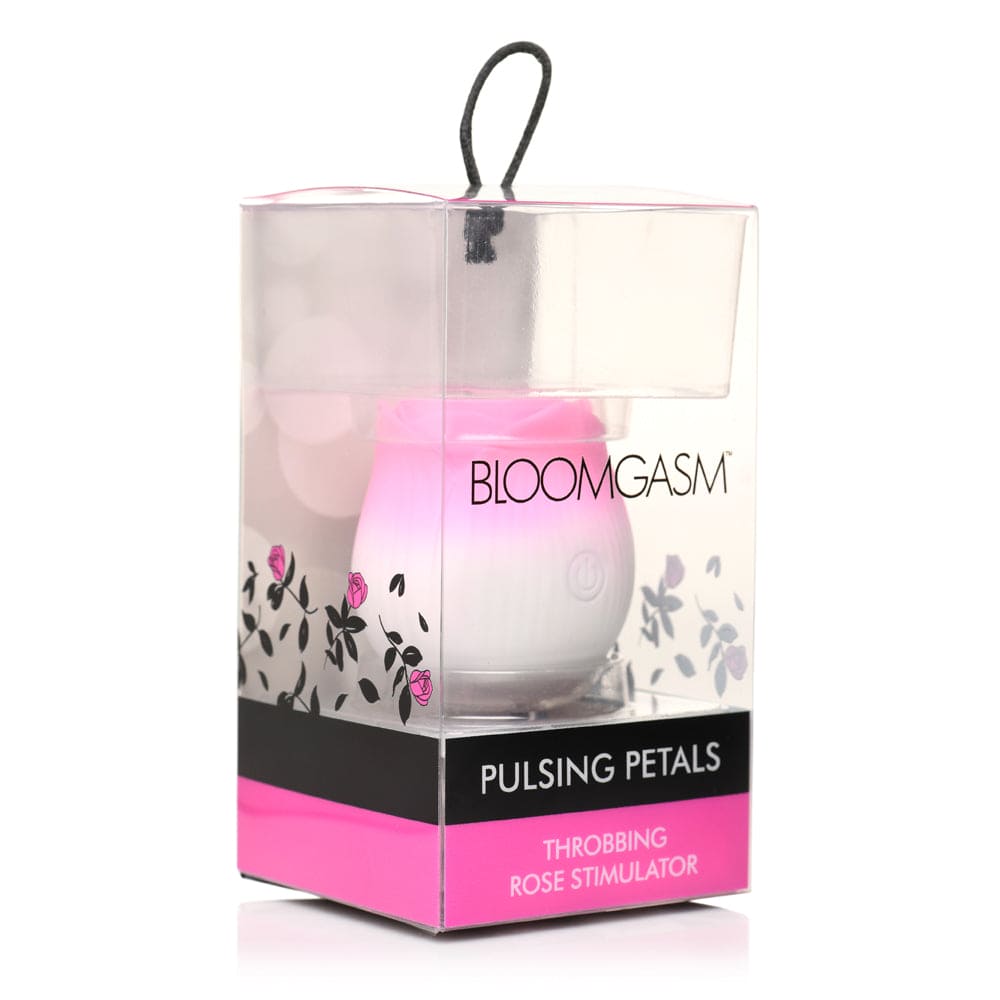 Bloomgasm™ Pulsing Petals Throbbing Rose Stimulator Pink - Rolik®