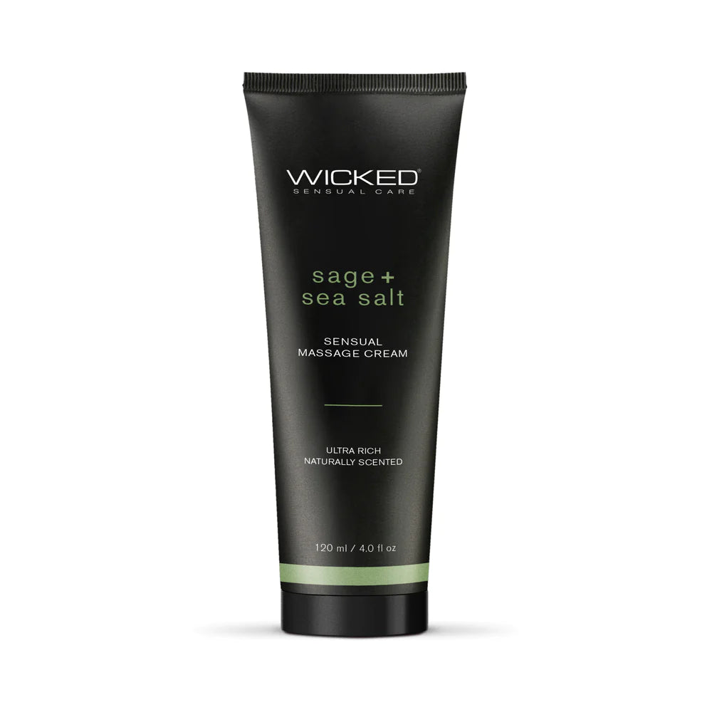 Wicked® Sensual Care Sage + Sea Salt Sensual Massage Cream - Rolik®