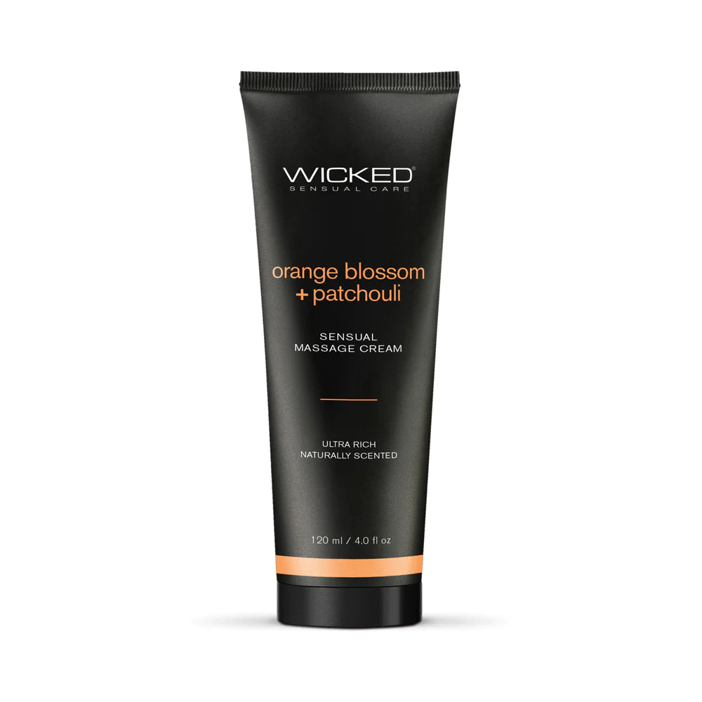 Wicked® Sensual Care Orange Blossom + Patchouli Sensual Massage Cream - Rolik®