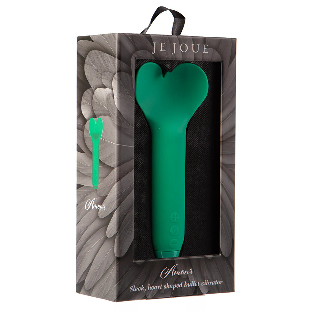 Je Joue Amour Heart-Shaped Bullet Vibrator Green - Rolik®