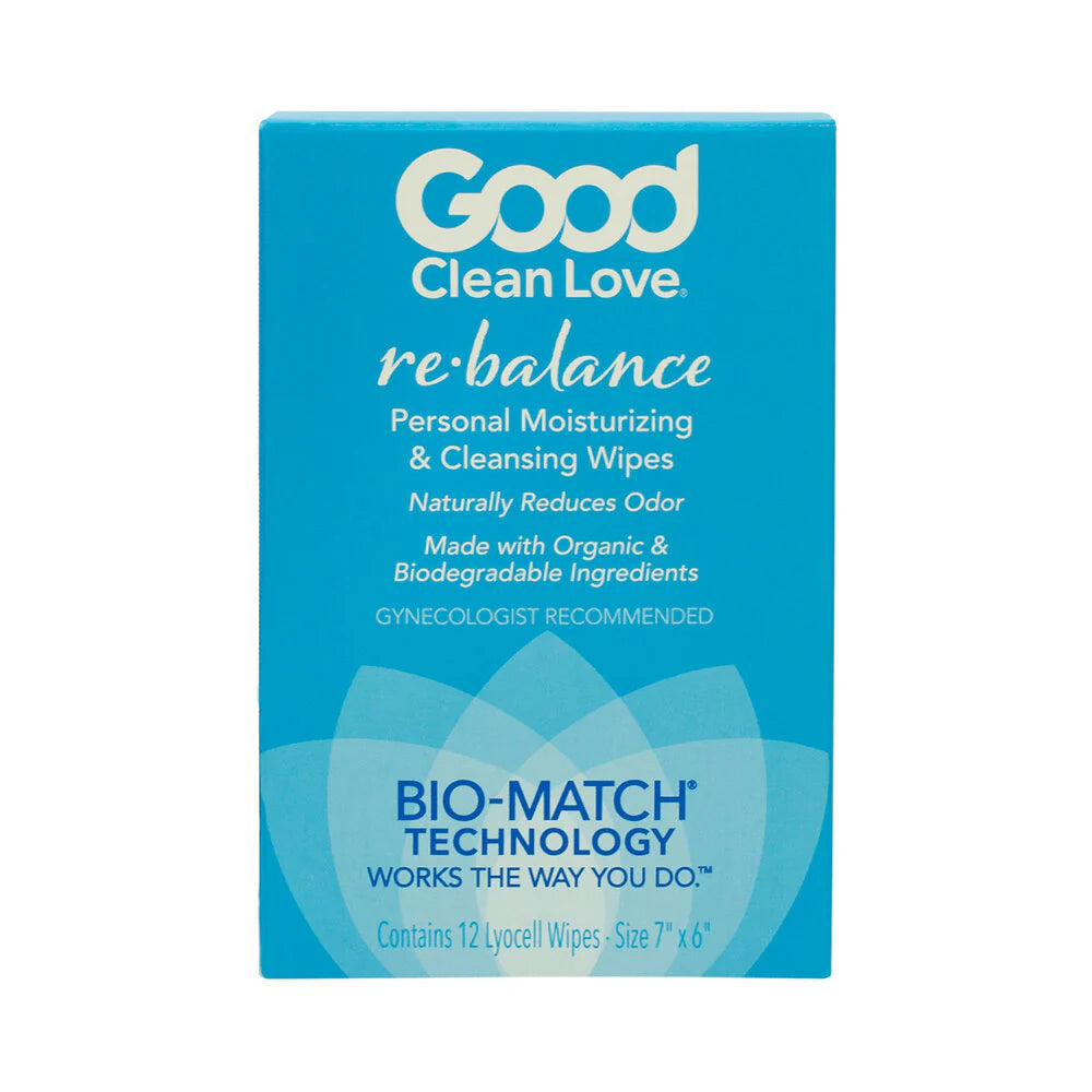 Good Clean Love™ Rebalance Cleansing Wipes 12-Pack - Rolik®