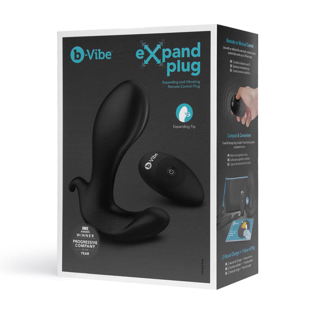 B-Vibe™ Remote Vibrating Expand Plug - Rolik®