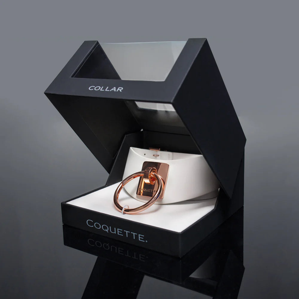Coquette® Pleasure Collection Adjustable Collar White - Rolik®