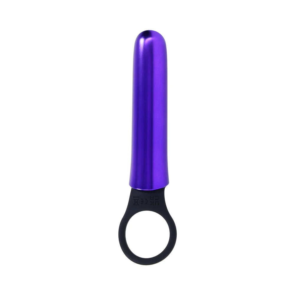 Doc Johnson® Merci Power Play Rechargeable Vibrator with Silicone Grip Ring - Rolik®
