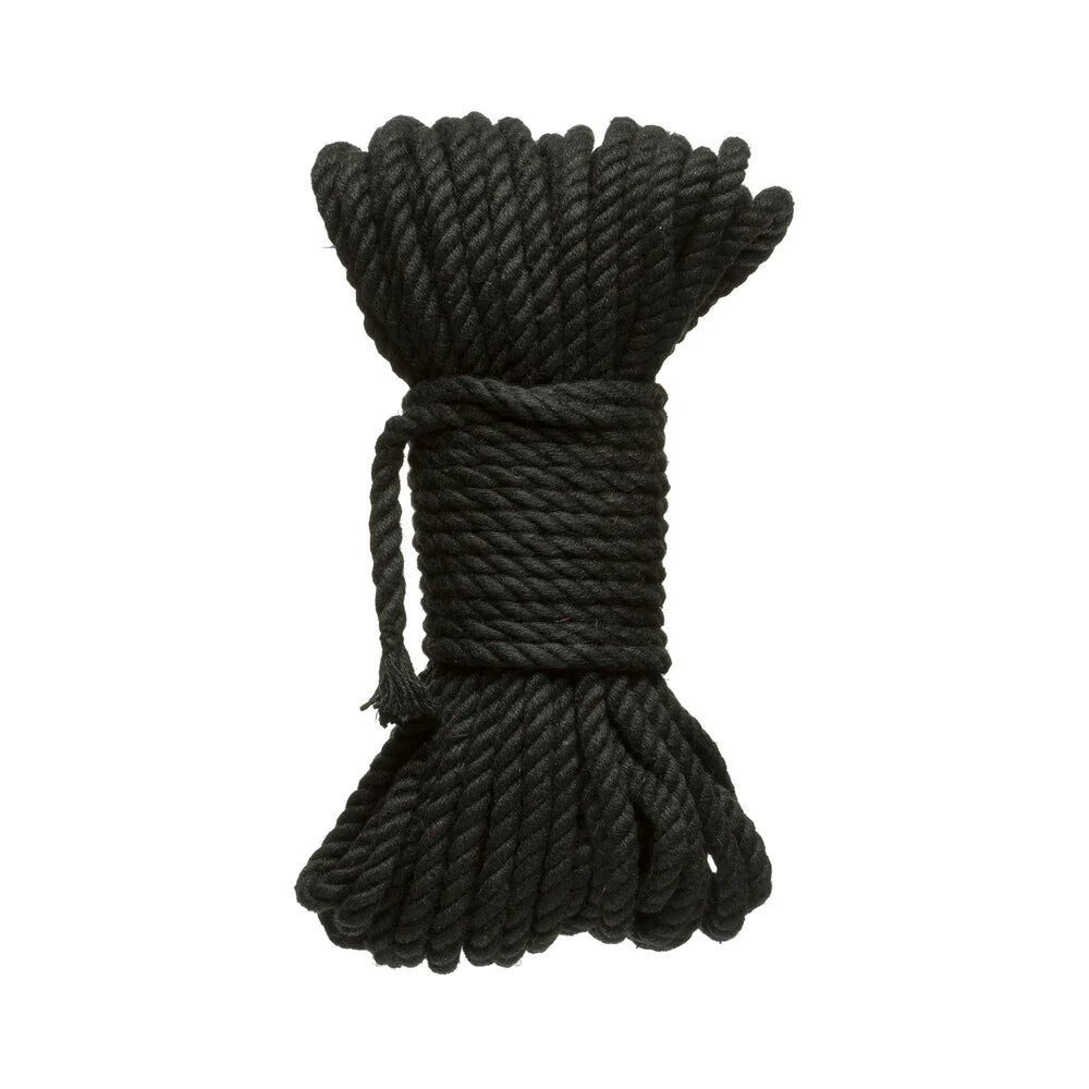 Doc Johnson® Merci Bind & Tie 6mm Hemp Bondage Rope 50 Feet Black - Rolik®