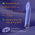 Blush Novelties® Oh My Gem™ Tanzanite Enrapture Warming Vibrator - Rolik®