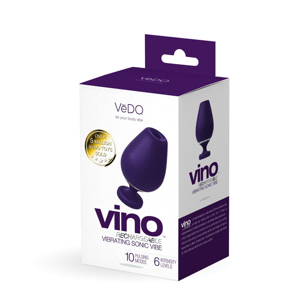 VeDO™ Vino Rechargeable Vibrating Sonic Vibrator Purple - Rolik®